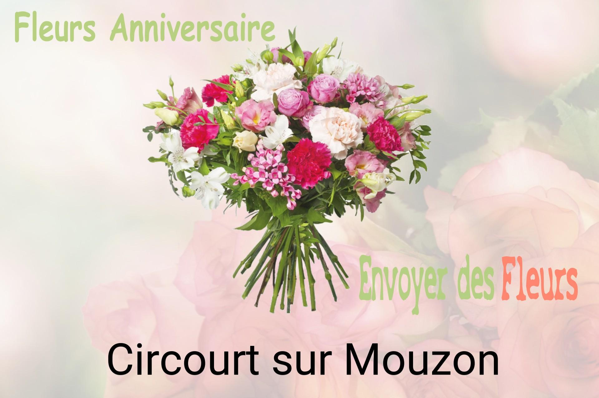 Bouquet de fleurs d’anniversaire livré à Circourt-sur-Mouzon