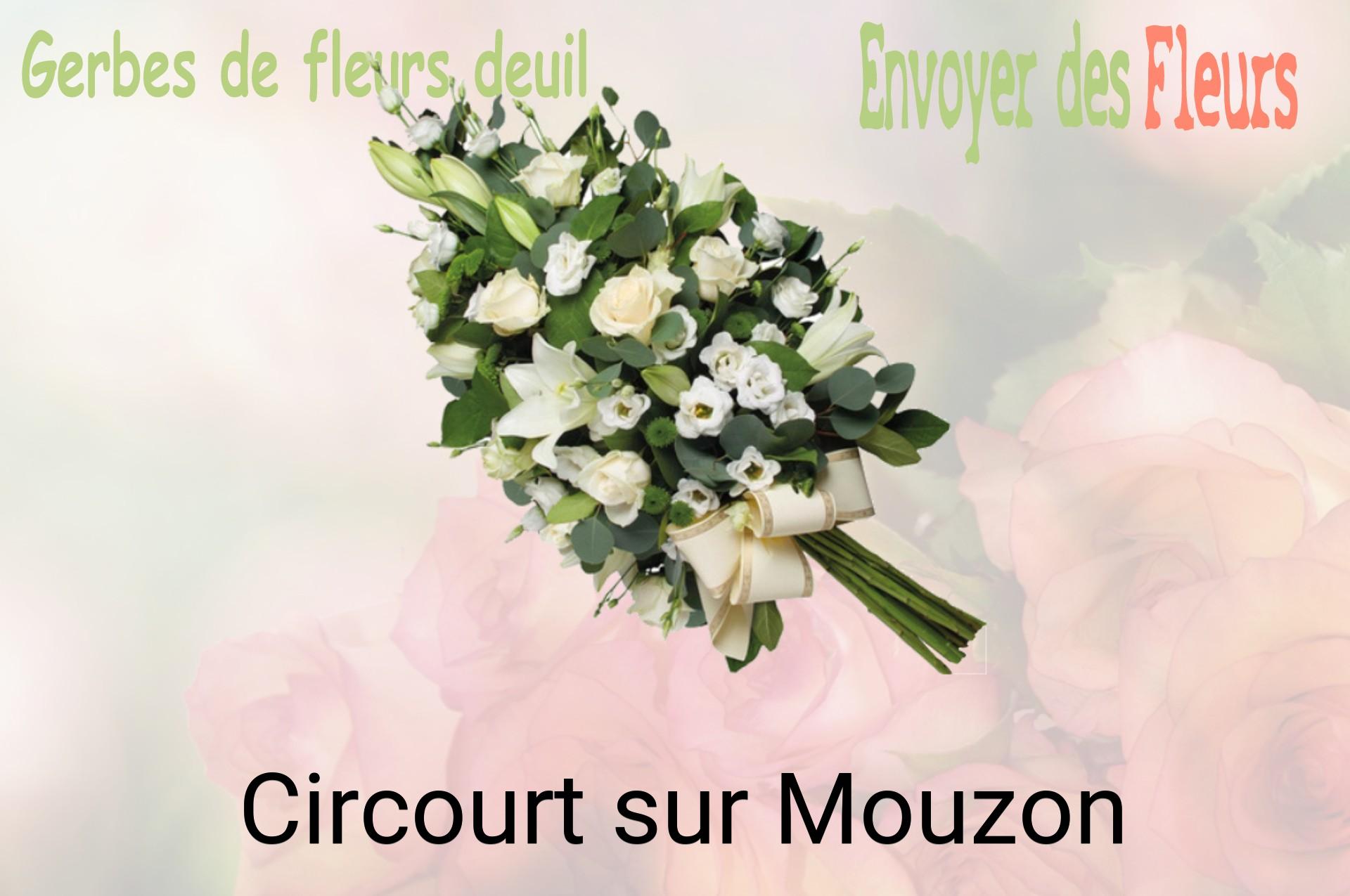 Gerbe de fleurs de deuil livrée à Circourt-sur-Mouzon